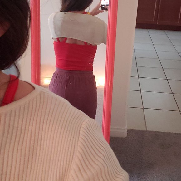 Super crop/bolero style sweater top NWOT - Picture 2 of 4